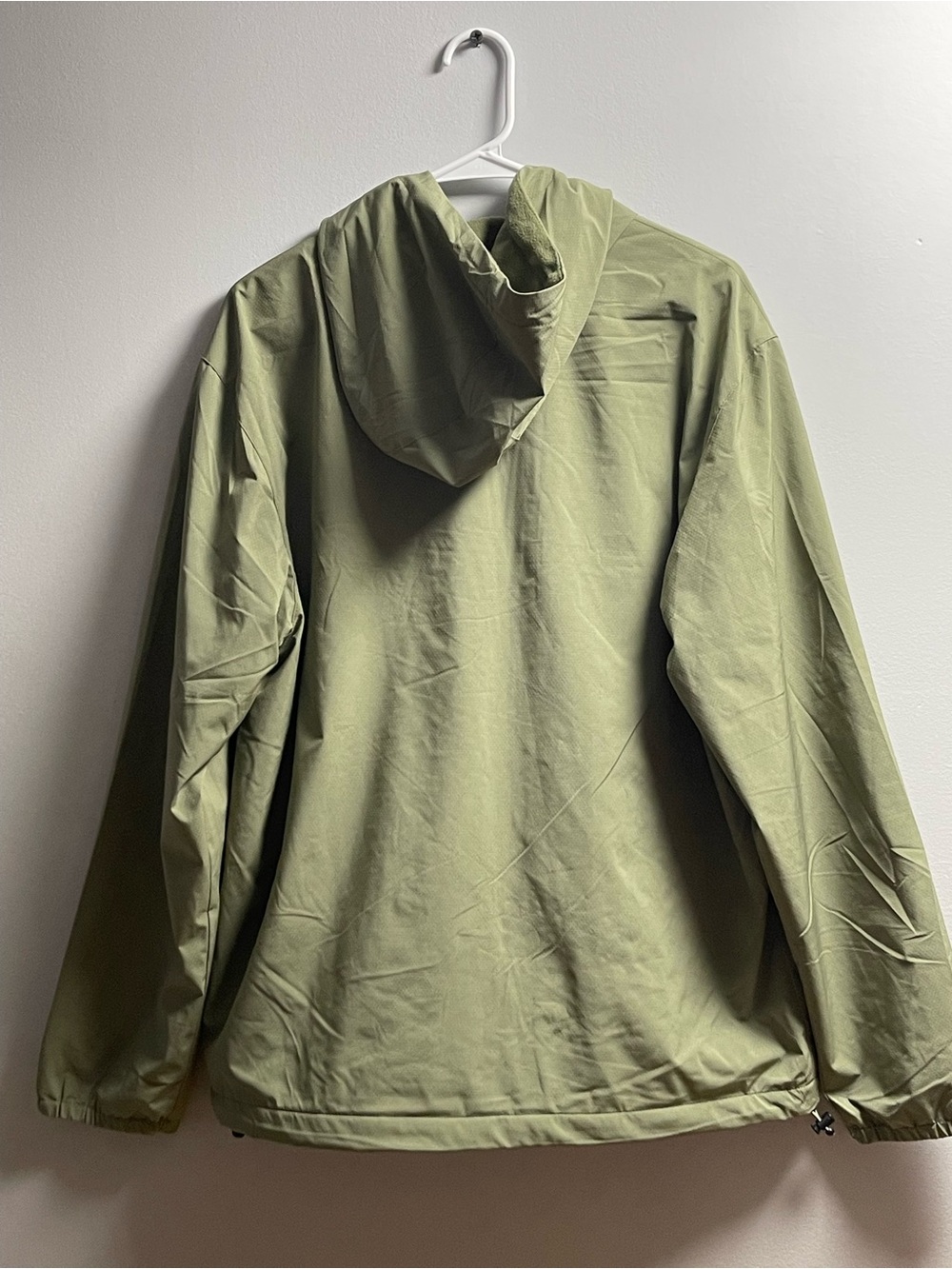 New Balance Olive Hooded Fleece Jacket - Picture 5 of 5